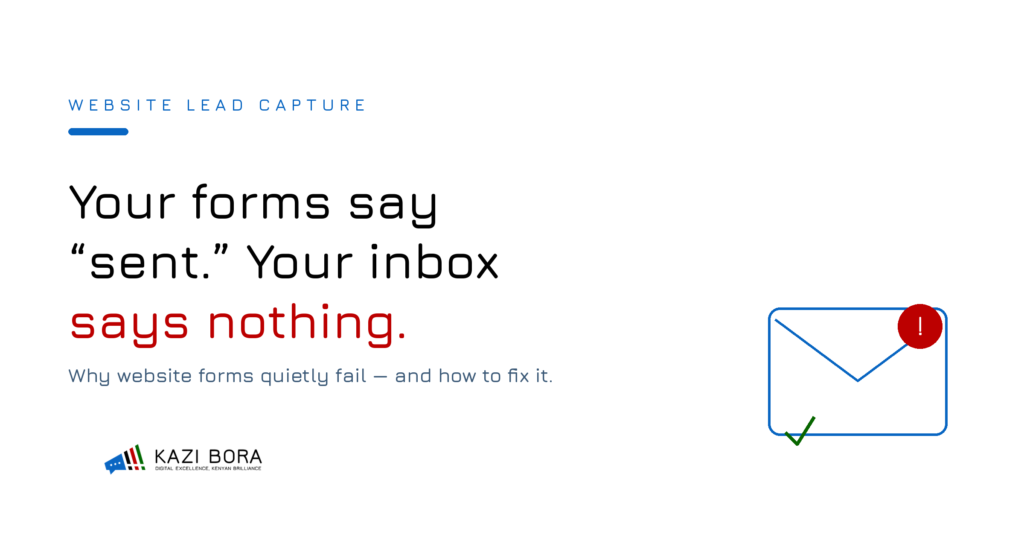 website form not sending email