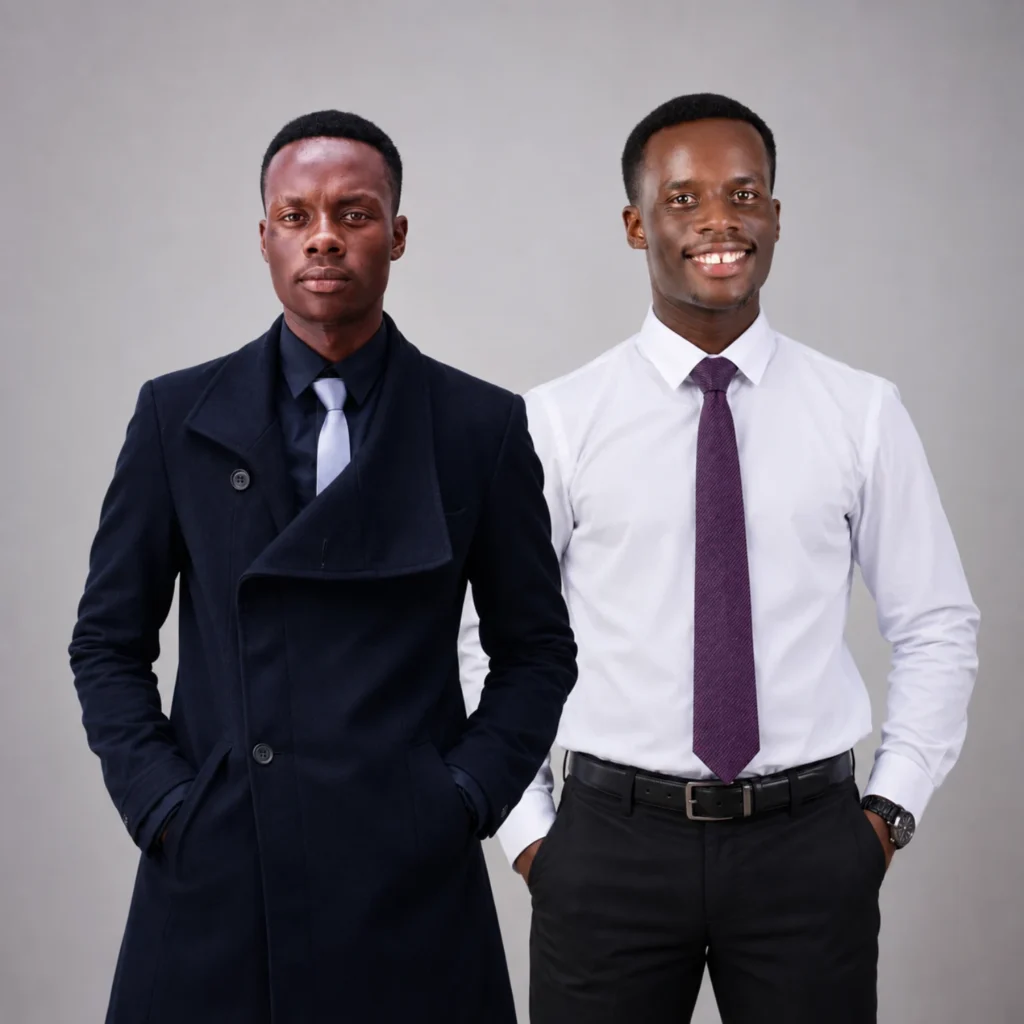 manasseh adina and ephraim adina standing side by as founders of kazibora digital